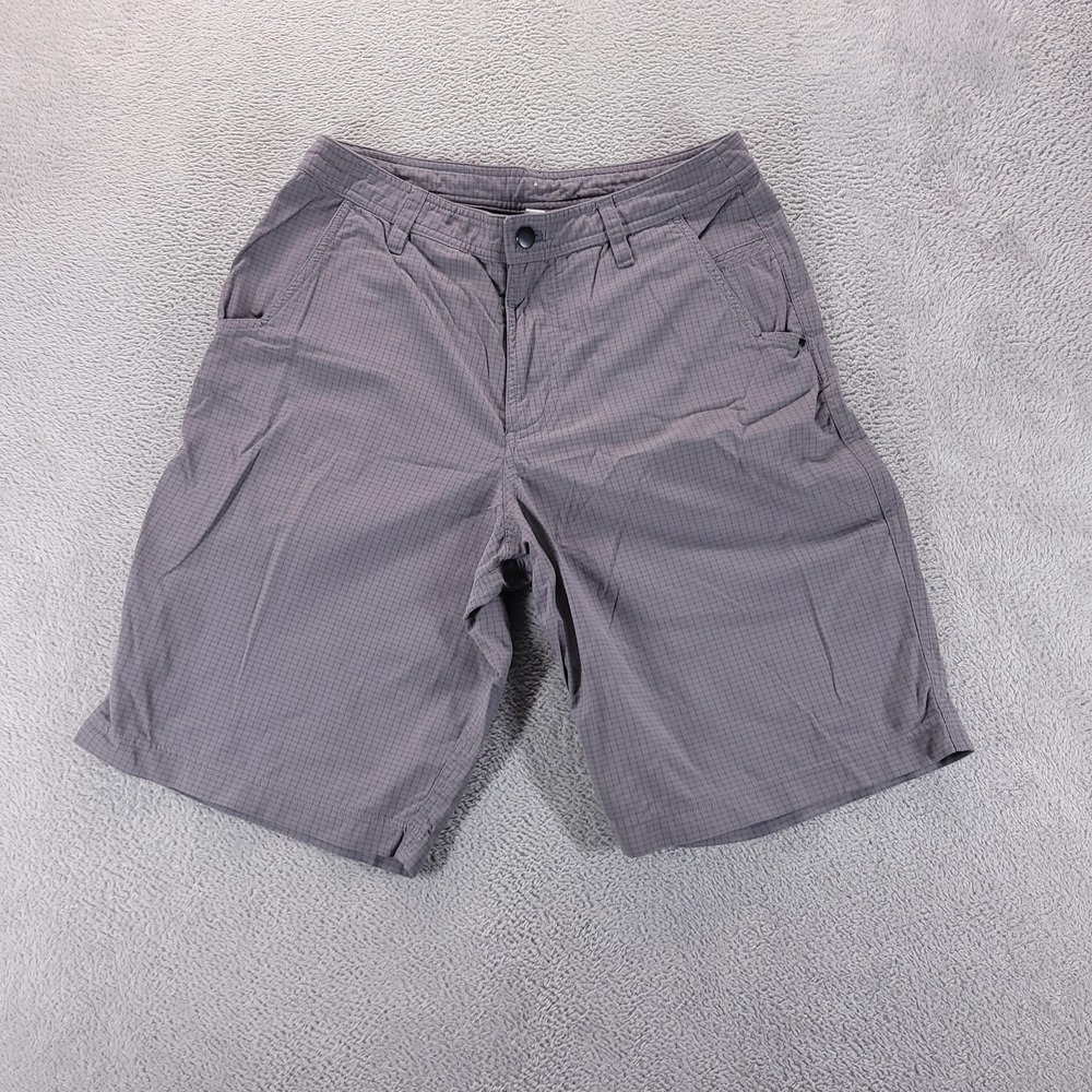 Lululemon‎ Shorts Mens 32 Gray Commission Grid Check 10" Performance